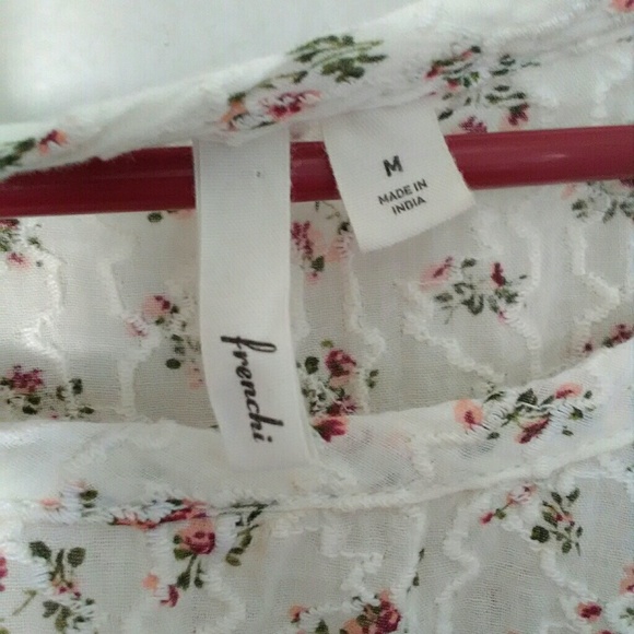 Floral embroidered crop top - Picture 5 of 7